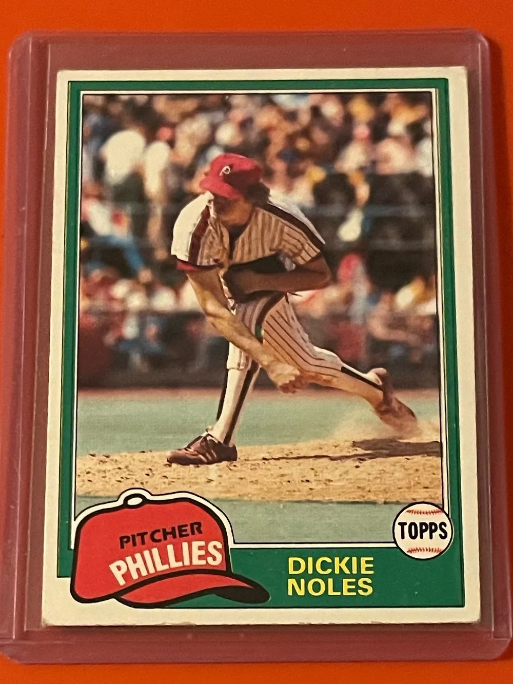 Dickie Noles #406 1981 Topps Baseball Trading Card